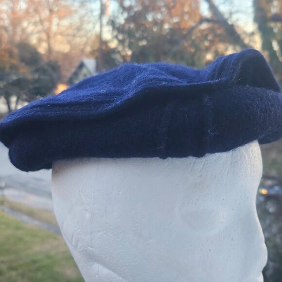 Men Hat Blue Wool Chitral Cap Topi Cultural Ethnic hat Handmade Warm Hat New - Picture 5 of 12